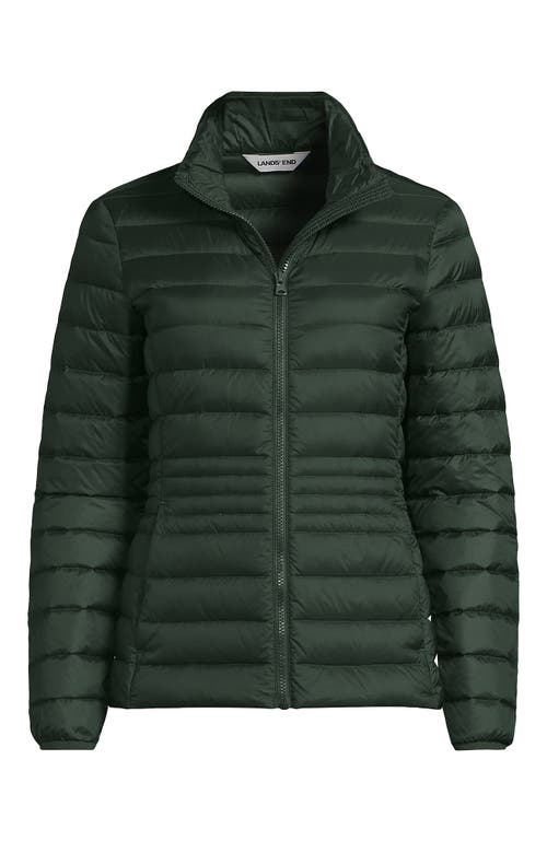 Lands' End Wanderweight Ultralight Packable Down Jacket In Black