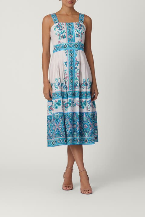 Warwick Tile Print Almma Dress