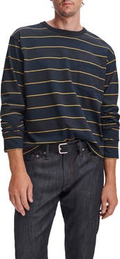 rag & bone Boxy Striped Long Sleeve T-Shirt