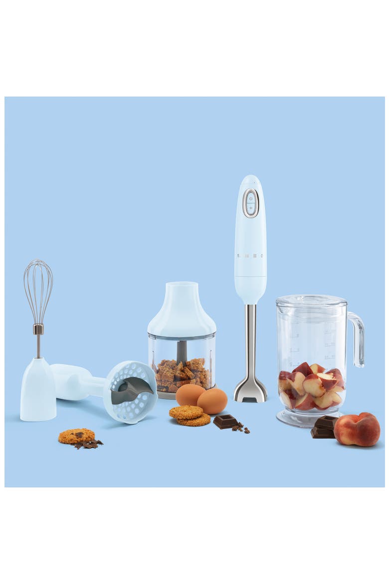 '50s Retro Style Hand Blender with Accessories, Alternate, color, BLACK