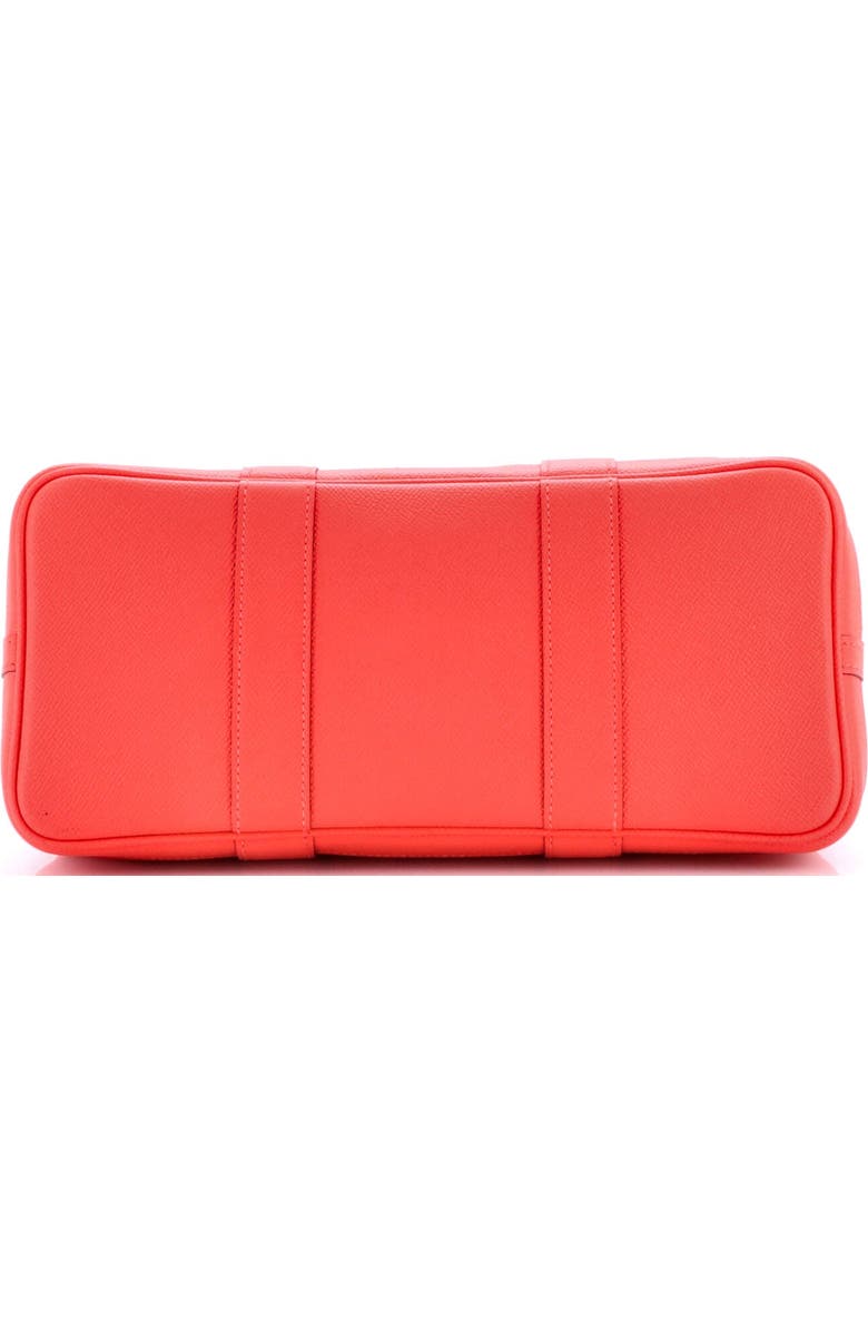 Pre-Owned Hermes Garden Party Tote Leather 30, Alternate, color, Rouge Pivoine