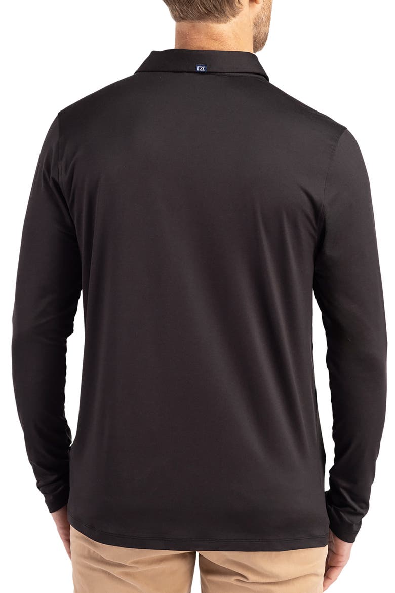 Coastline Epic Comfort Long Sleeve Polo, Alternate, color, BLACK