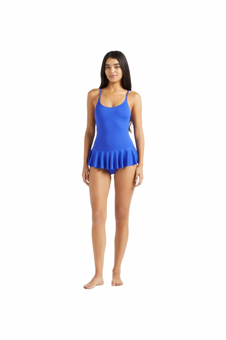 Women's Solid One-Piece Swimsuit, Main, color, MARRAKECH