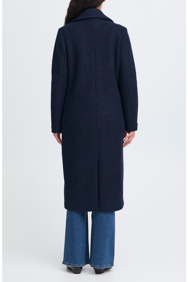Wool Blend Trench Coat, Alternate, color, DARK NAVY