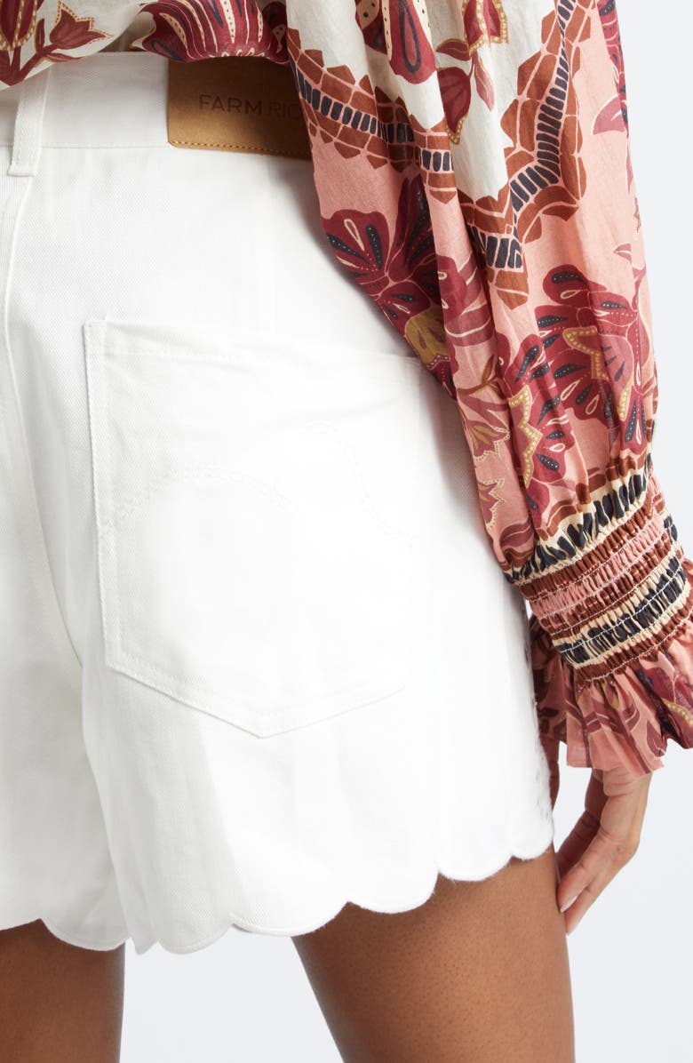 FARM Rio Richilieu Eyelet Embroidered Shorts, Alternate, color, 