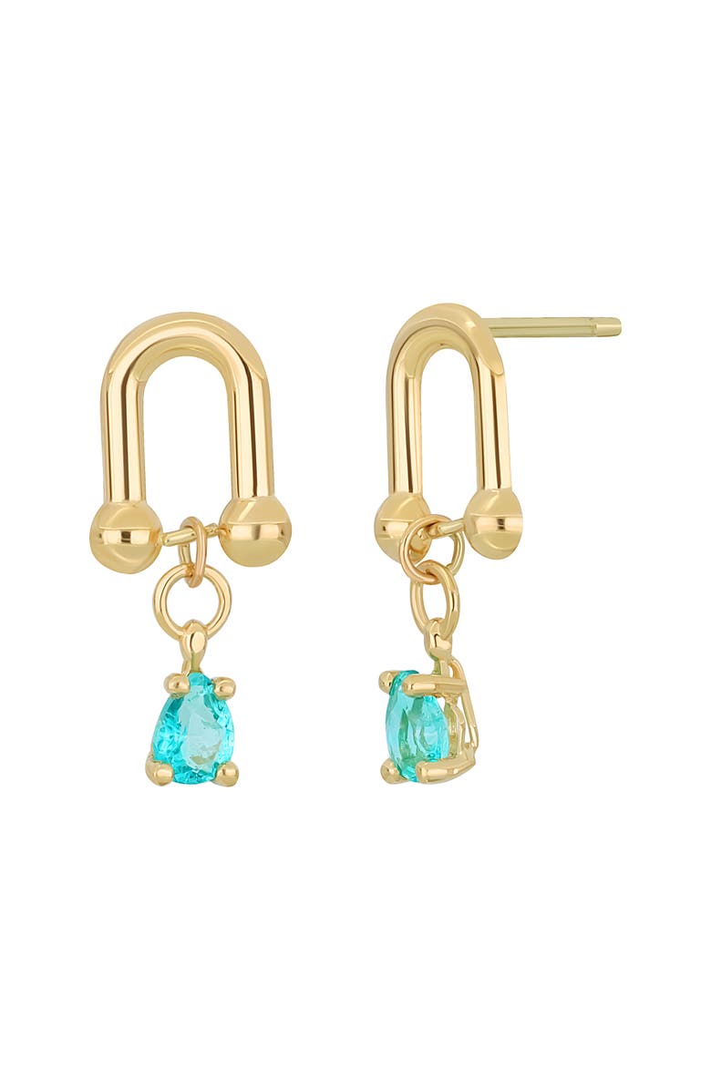 Bony Levy Paraiba Topaz Drop Earrings, Main, color, 
