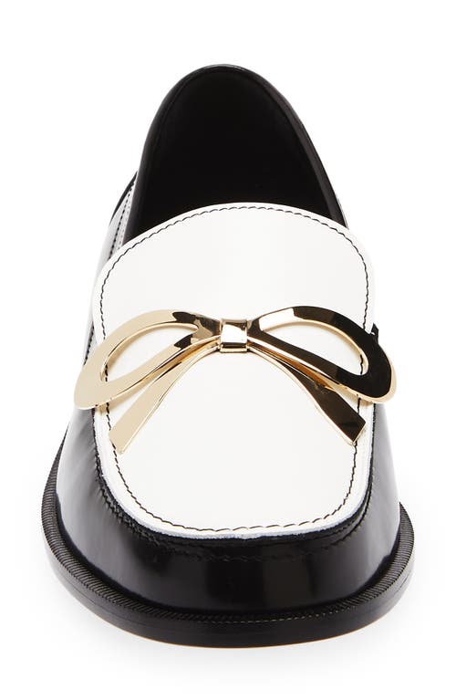 Giambattista Valli Bow Two-tone Loafer