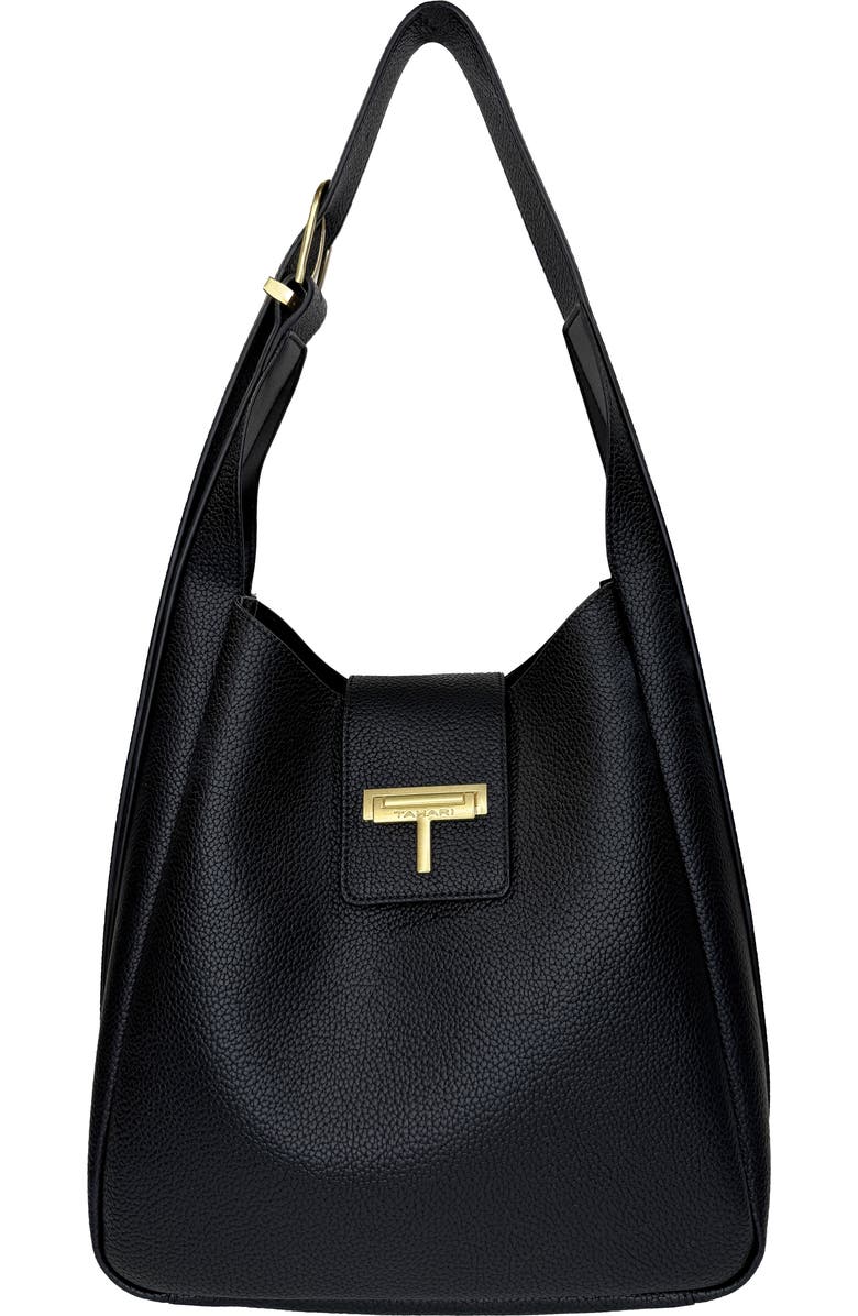 T Tahari Belt Detail Shoulder Bag, Main, color,