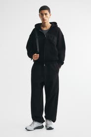 H&M Oversized Printed Hooded Jacket