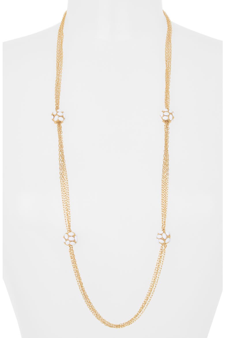 Orb Station Multichain Necklace, Alternate, color, GOLD