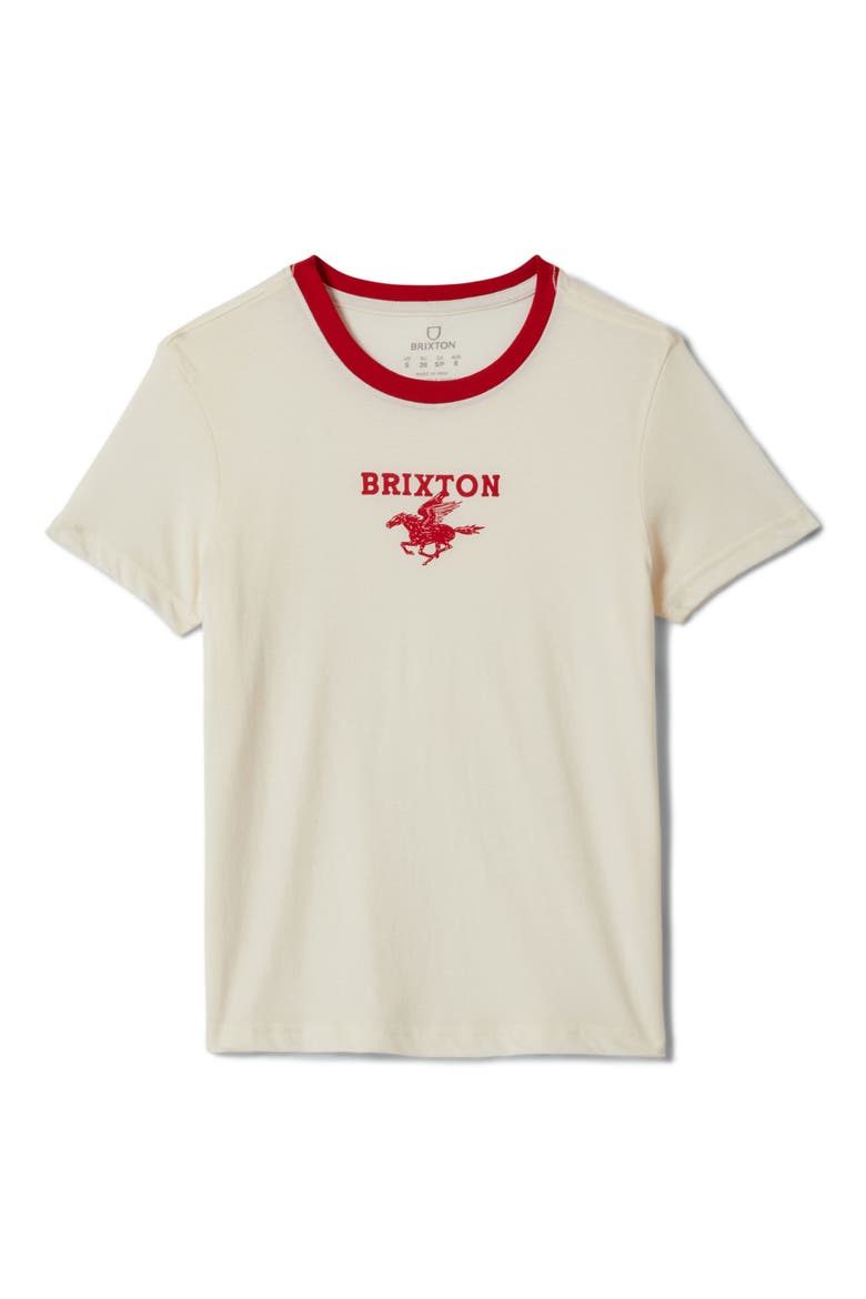 Pegasus Grahpic Ringer T-Shirt, Alternate, color, VINTAGE WHITE