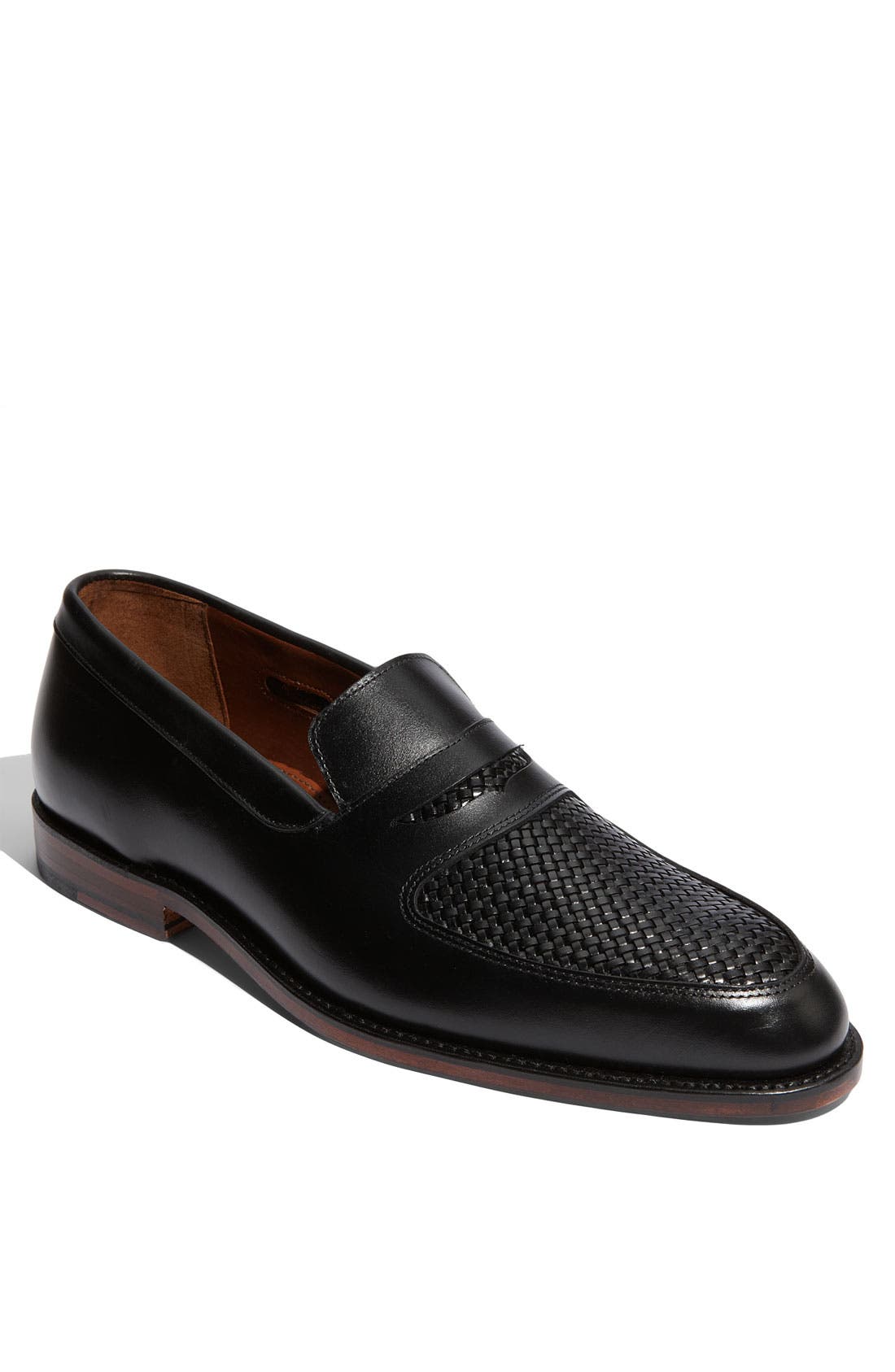 'Carlsbad' Penny Loafer, Main, color, BLACK