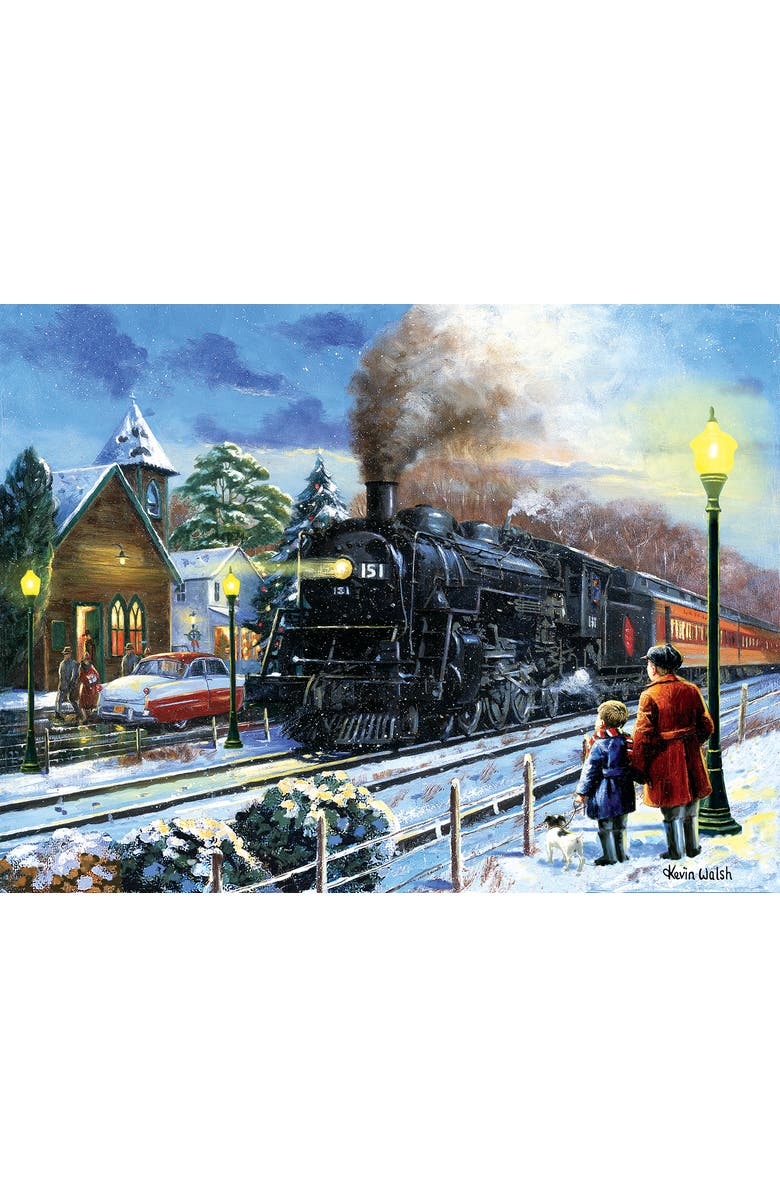 Sunsout Leaving on a Snowy Night 300 piece Jigsaw Puzzle for Adults, Alternate, color, Multicolor