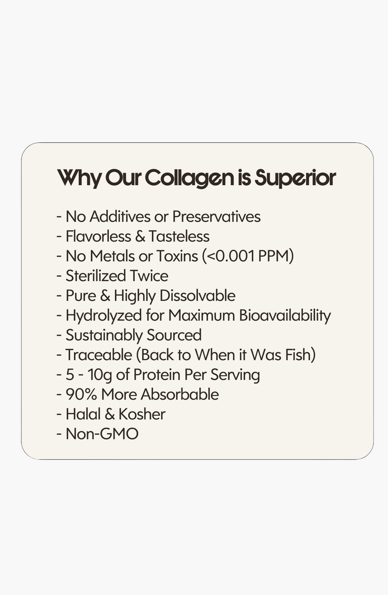 CRUSHED TONIC Pure Unflavored Marine Collagen Supplement, Alternate, color, 1 Pouch (15 Servings)