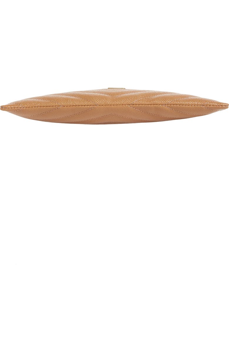 Saint Laurent Monogram Matelassé Calfskin Bill Pouch, Alternate, color,