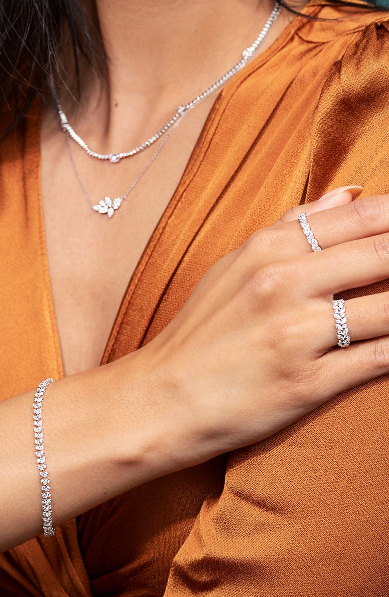 Bony Levy Getty Diamond Floral Stackable Ring, Alternate, color, 