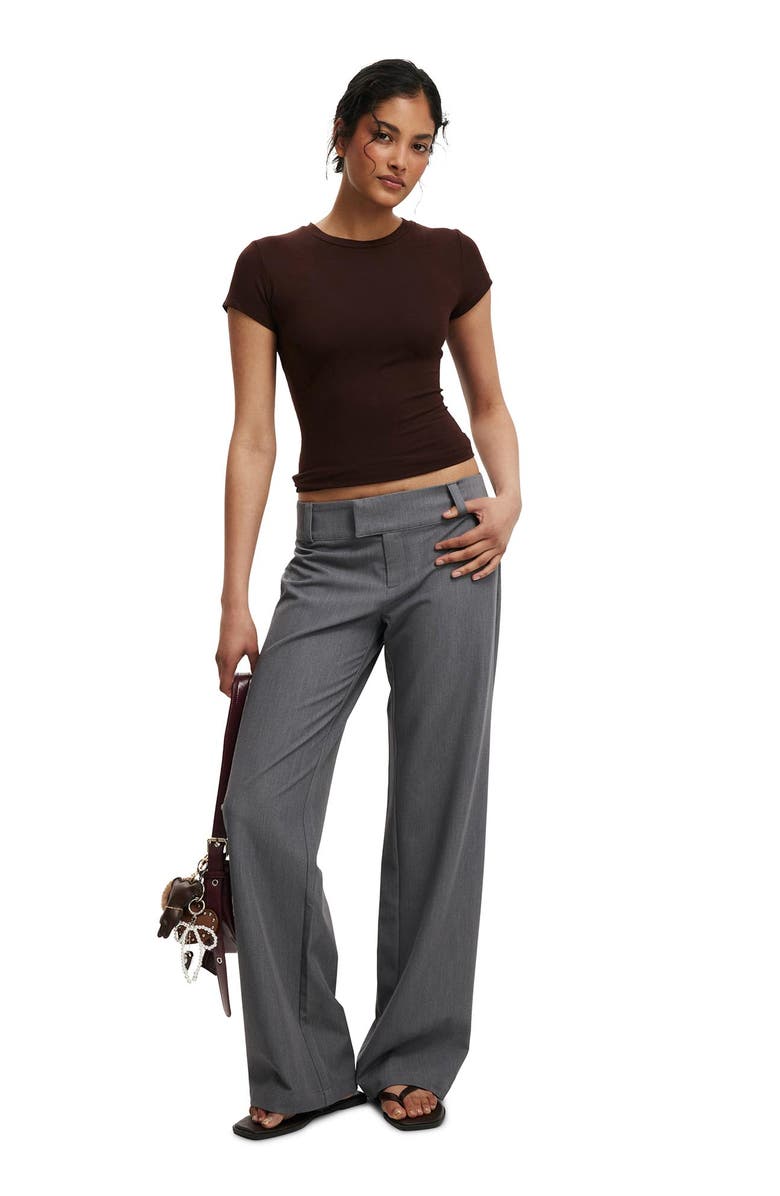 Cotton On All Day Crew Tee, Alternate, color, Dark Oak