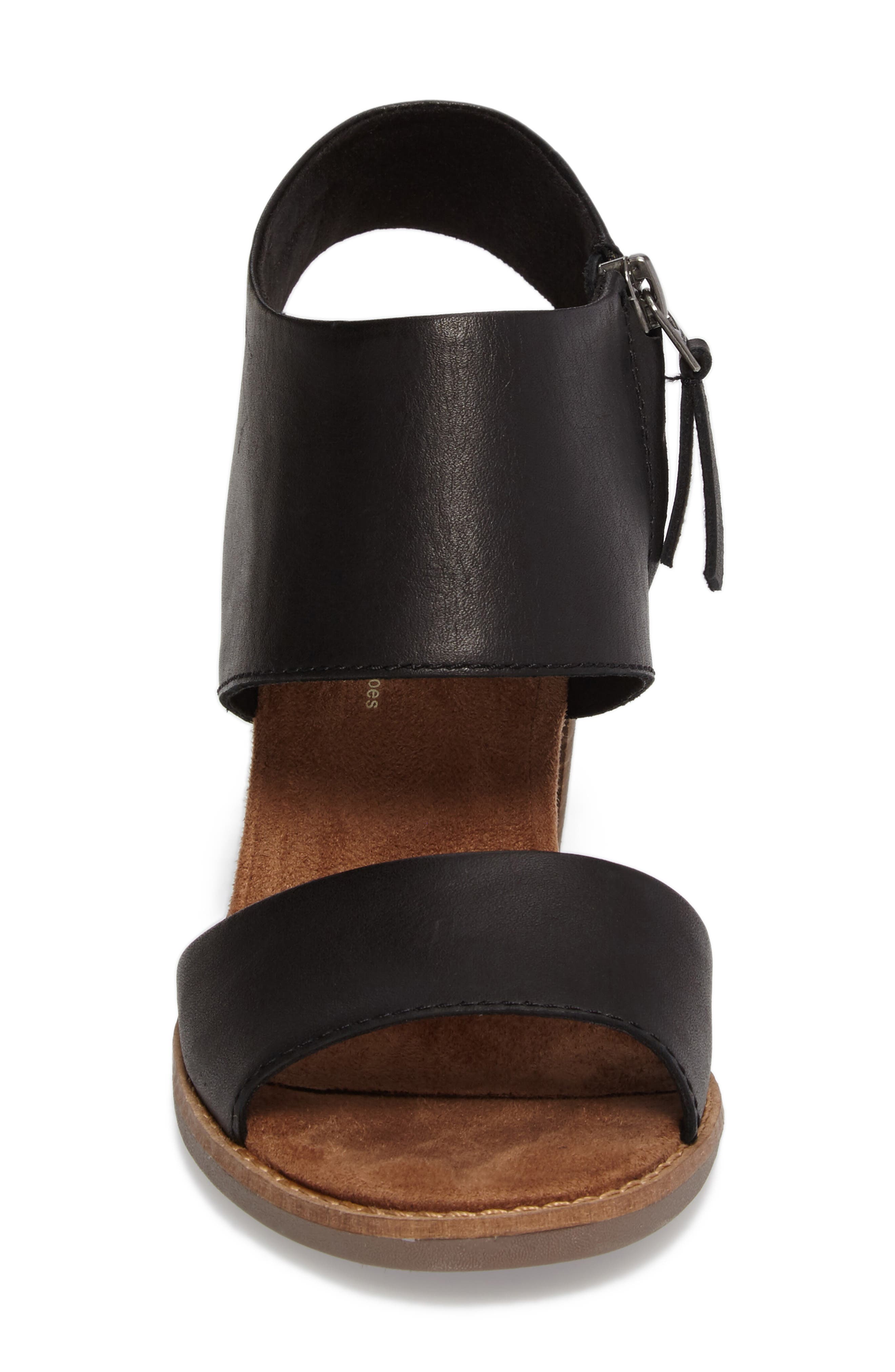 Majorca Block Heel Sandal, Alternate, color, BLACK/ BLACK