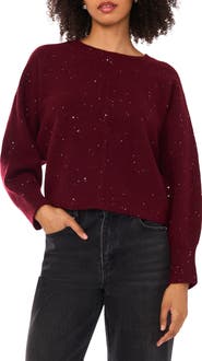 1.STATE Sparkle Crewneck Sweater