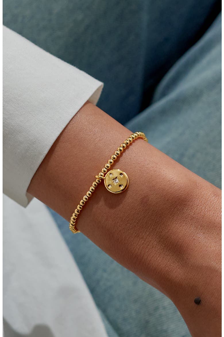 A Little 'Wonderful Things Are Coming Your Way' Bracelet In Gold-Tone Plating, Alternate, color, Metallic Gold
