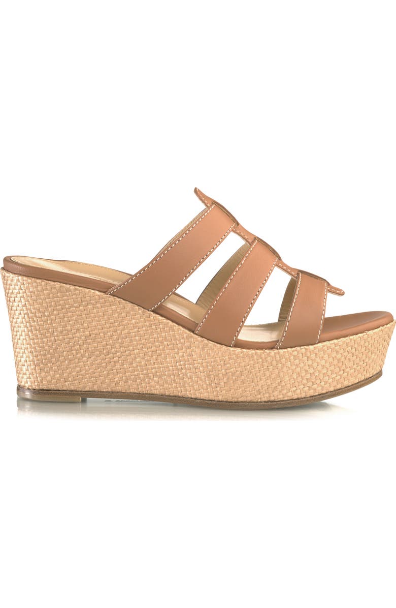 MARION PARKE Page Platform Wedge Slide Sandal, Alternate, color,