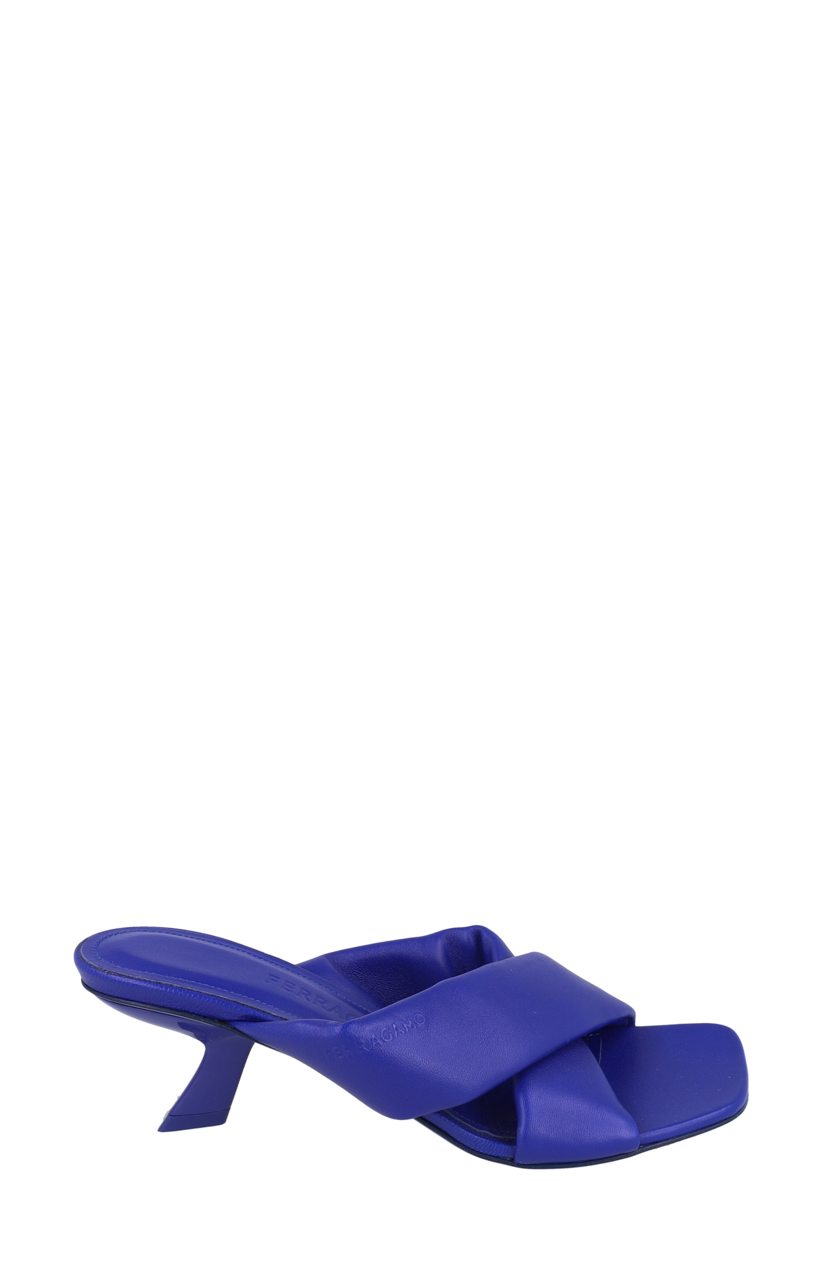 FERRAGAMO Aludra Crossover Slide Sandal, Alternate, color, 