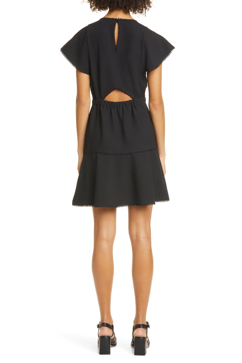 Cybele Minidress, Alternate, color, CAVIAR