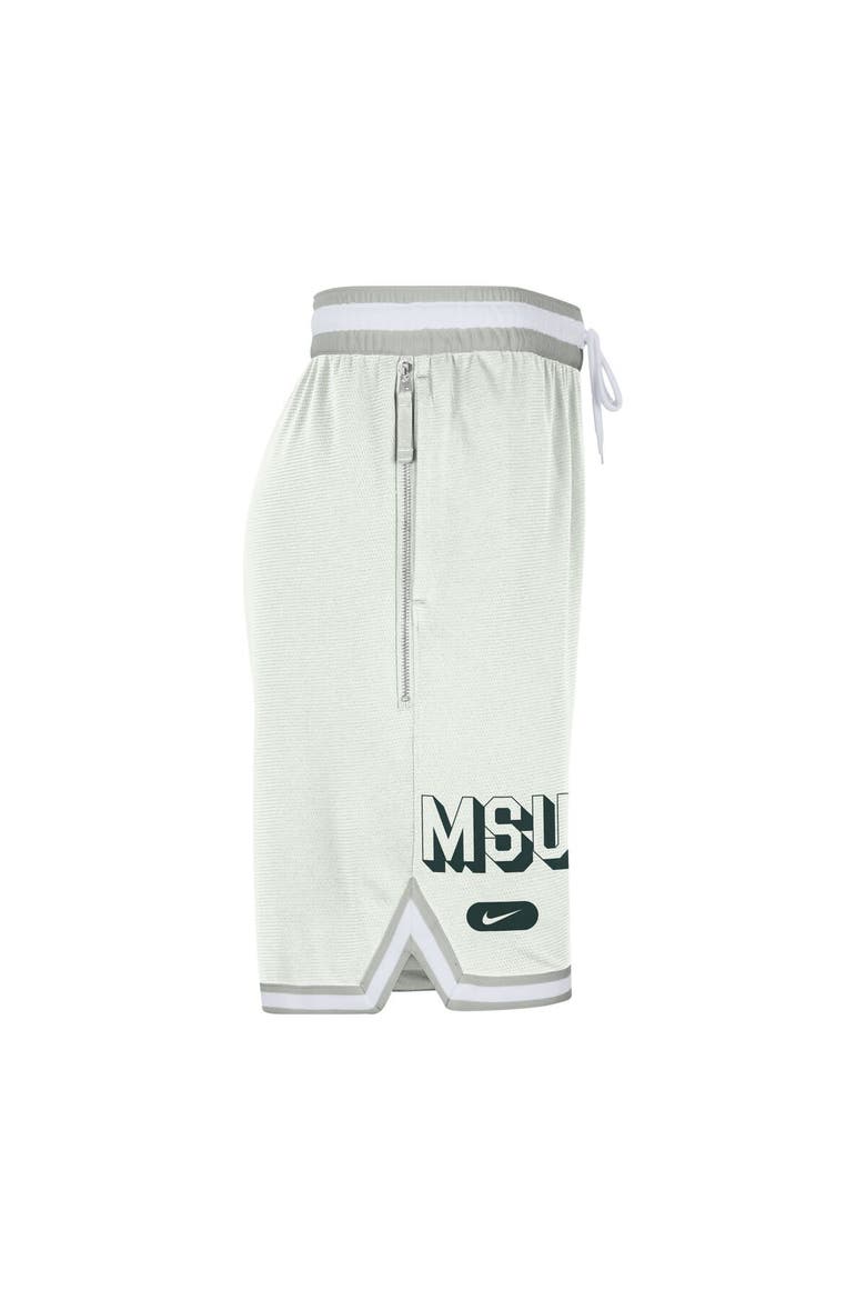 Men's Nike White Michigan State Spartans DNA 3.0 Performance Shorts, Alternate, color, Cream
