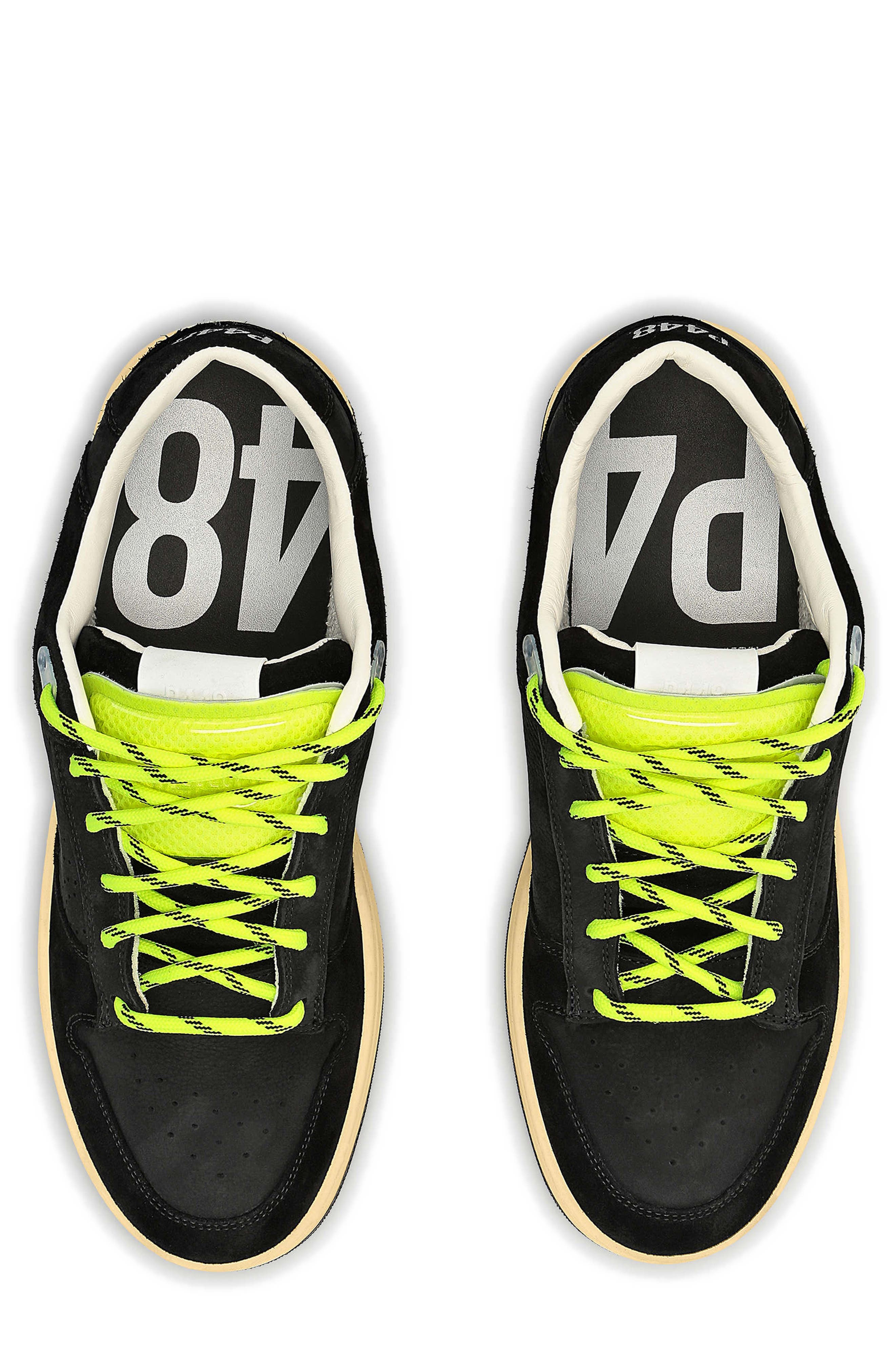 Marvin Sneaker, Alternate, color, BLACK/YEL