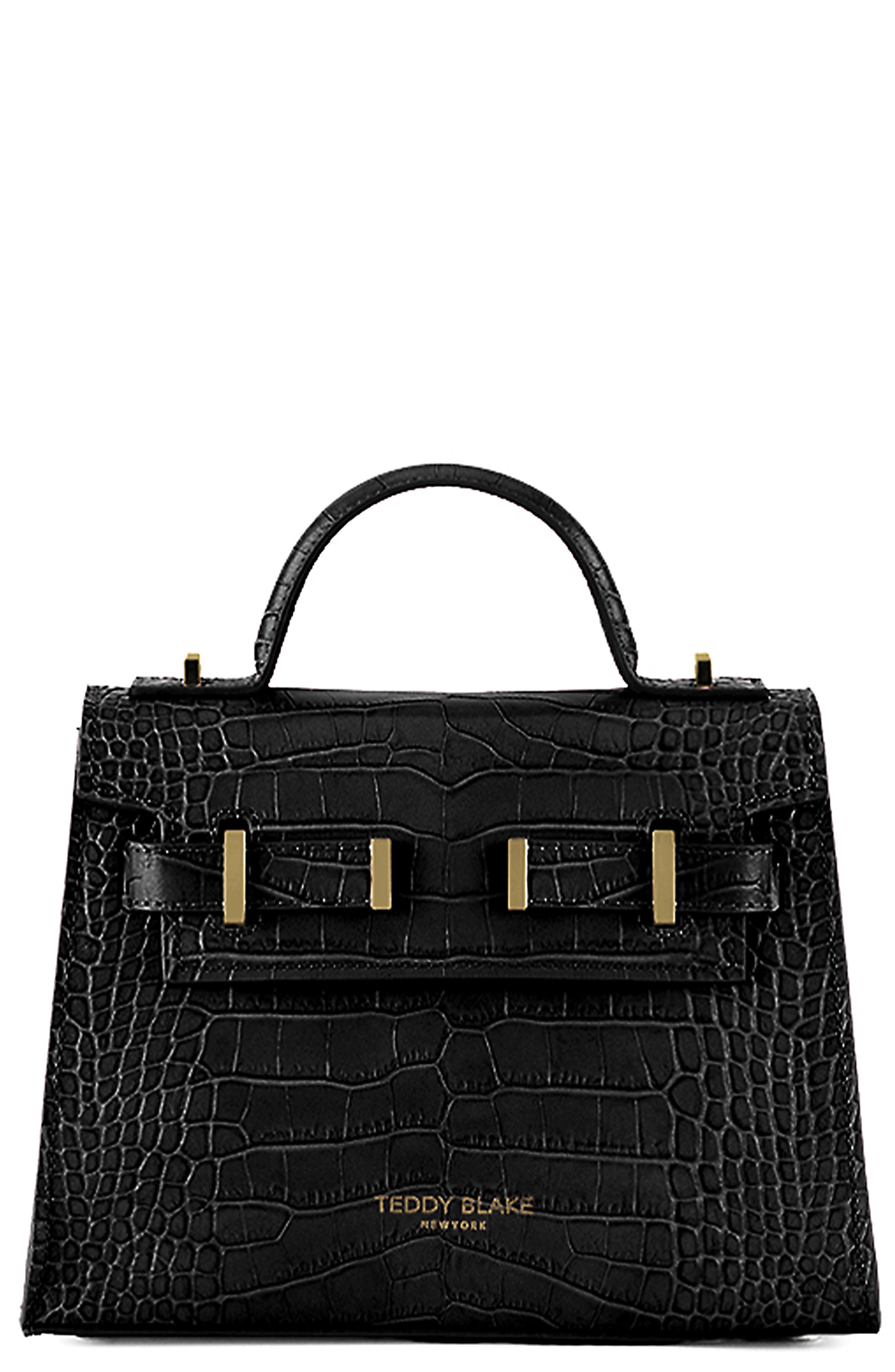 Teddy Blake Ava Croco  9", Main, color, Black