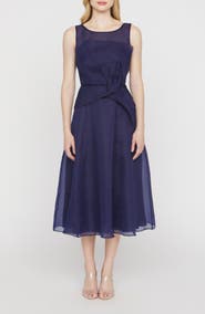 JS Collections Hedi Organza A-Line Cocktail Dress