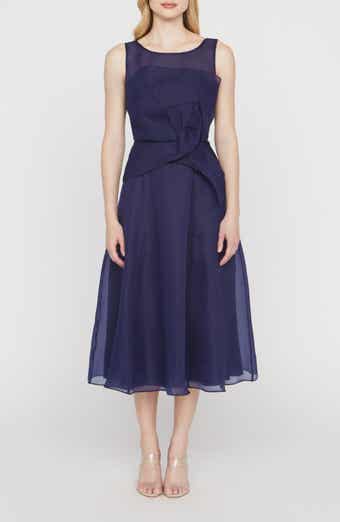 JS Collections Hedi Organza A-Line Cocktail Dress