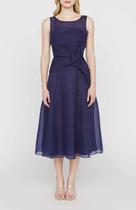 JS Collections Hedi Organza A-Line Cocktail Dress