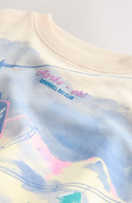 Next Kids' Après Ski Graphic Sweatshirt In Multi