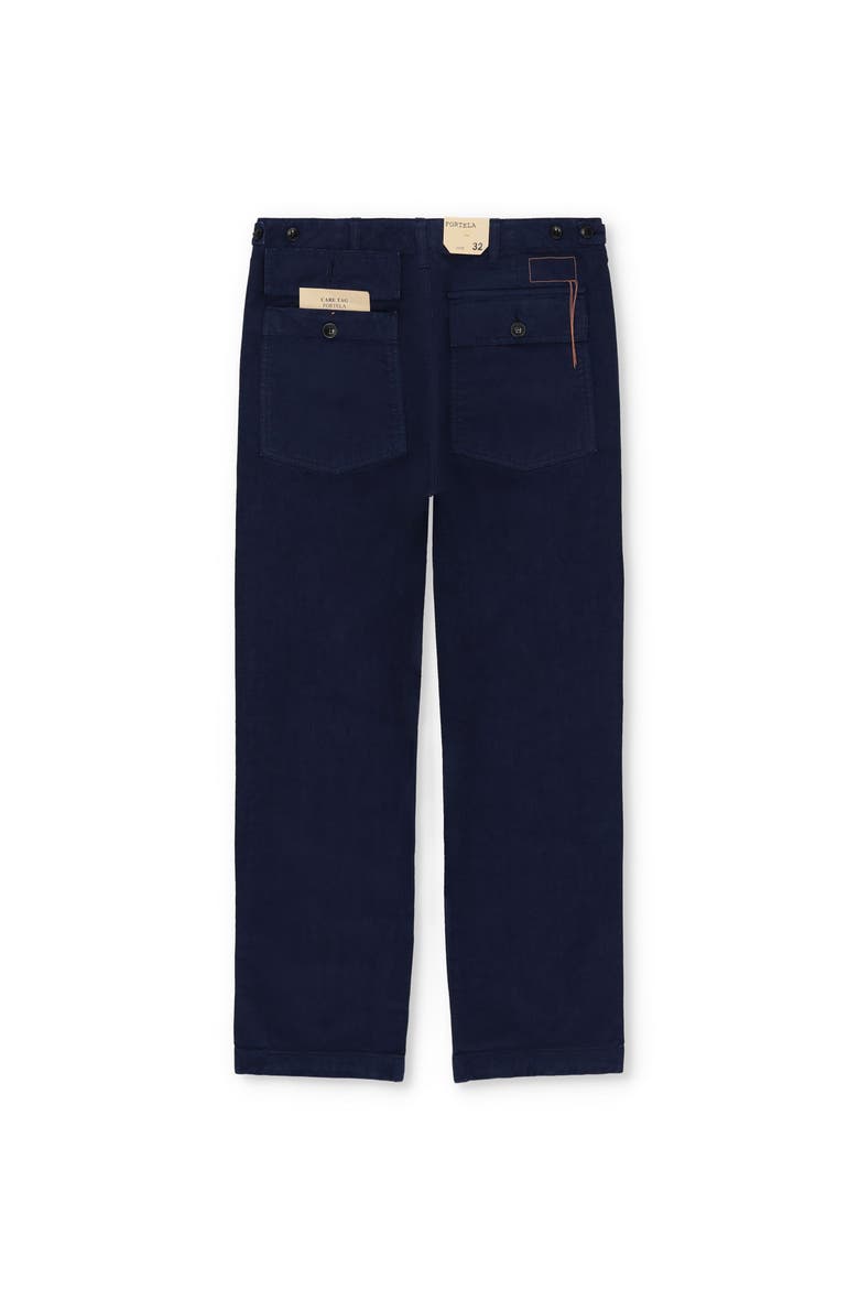 Newfatigue Twill Cotton Fatigue Trousers, Alternate, color, BLUE