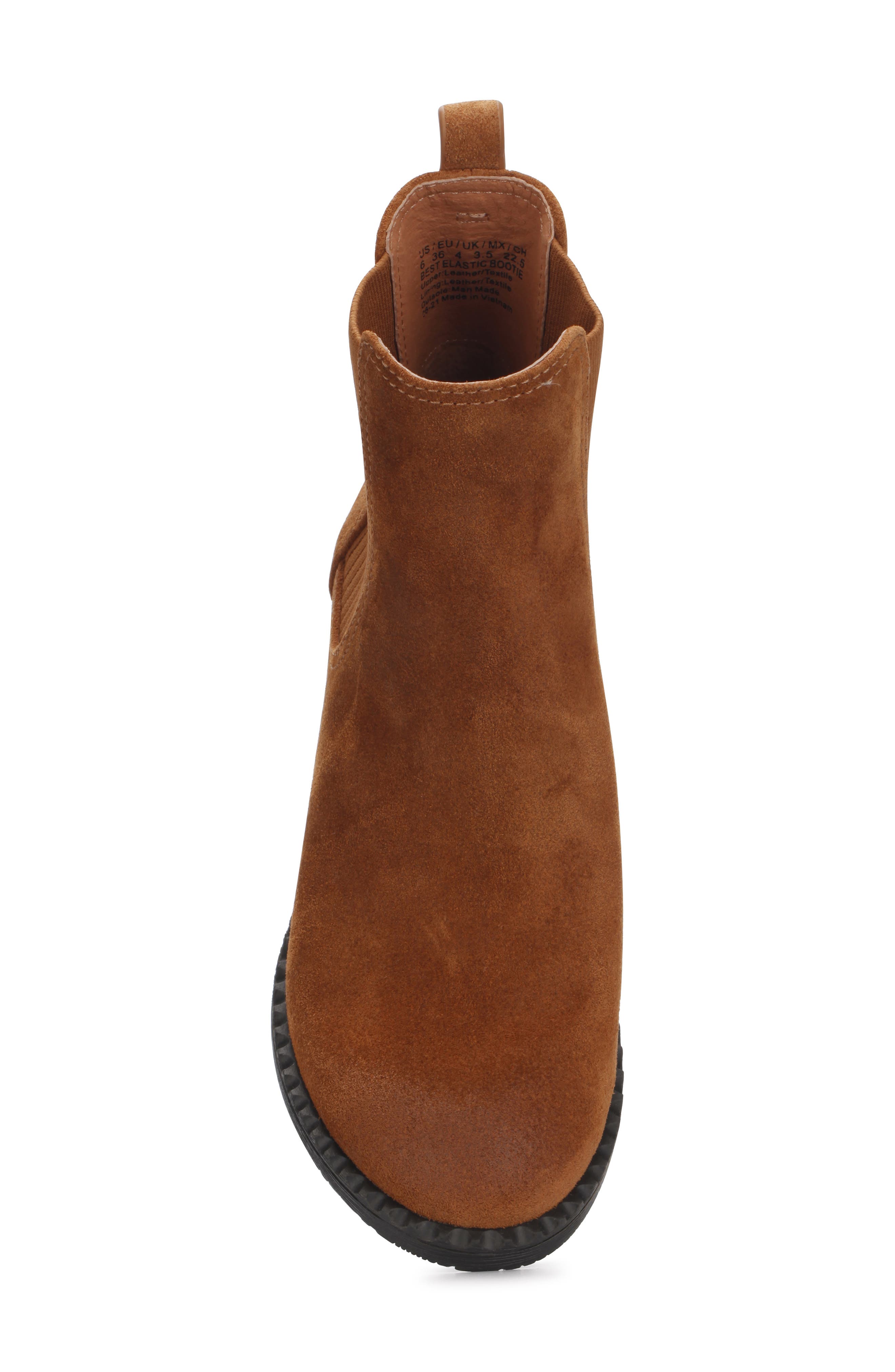 Signature Double Gore Chelsea Boot, Alternate, color, LUGGAGE