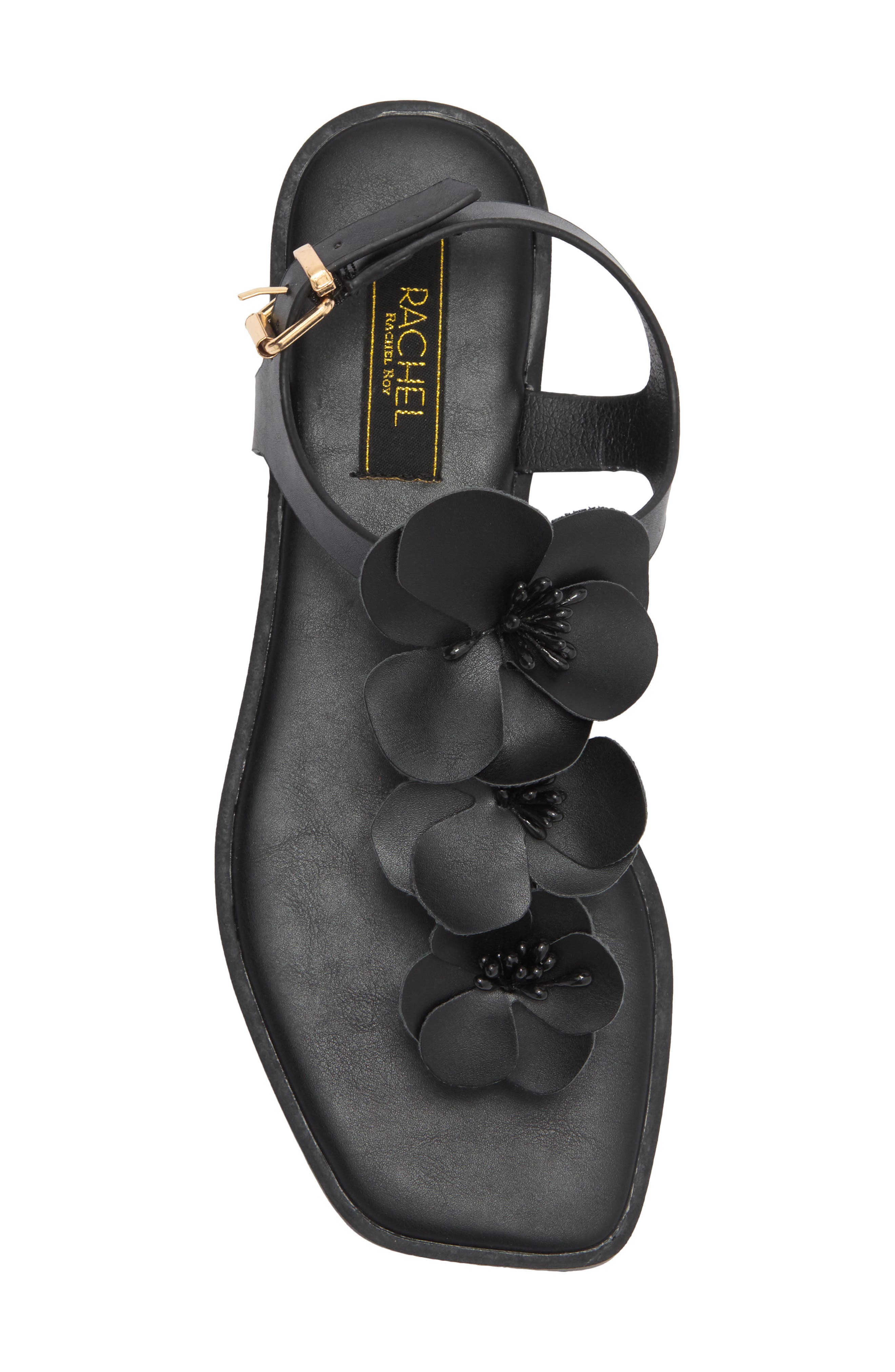 RACHEL Rachel Roy Daisy Floral T-Strap Sandal, Alternate, color, 