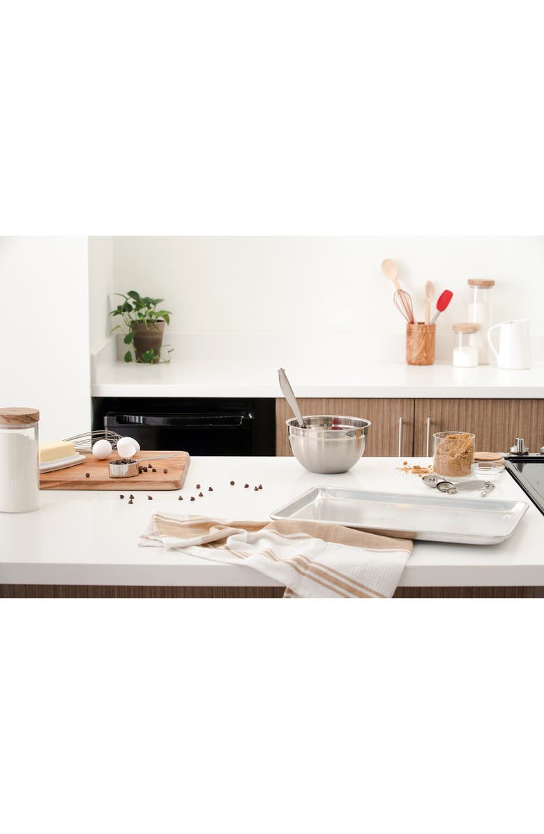 CUISIPRO Stainless Steel Mixing Bowl 3 Piece Set, Alternate, color, Silver