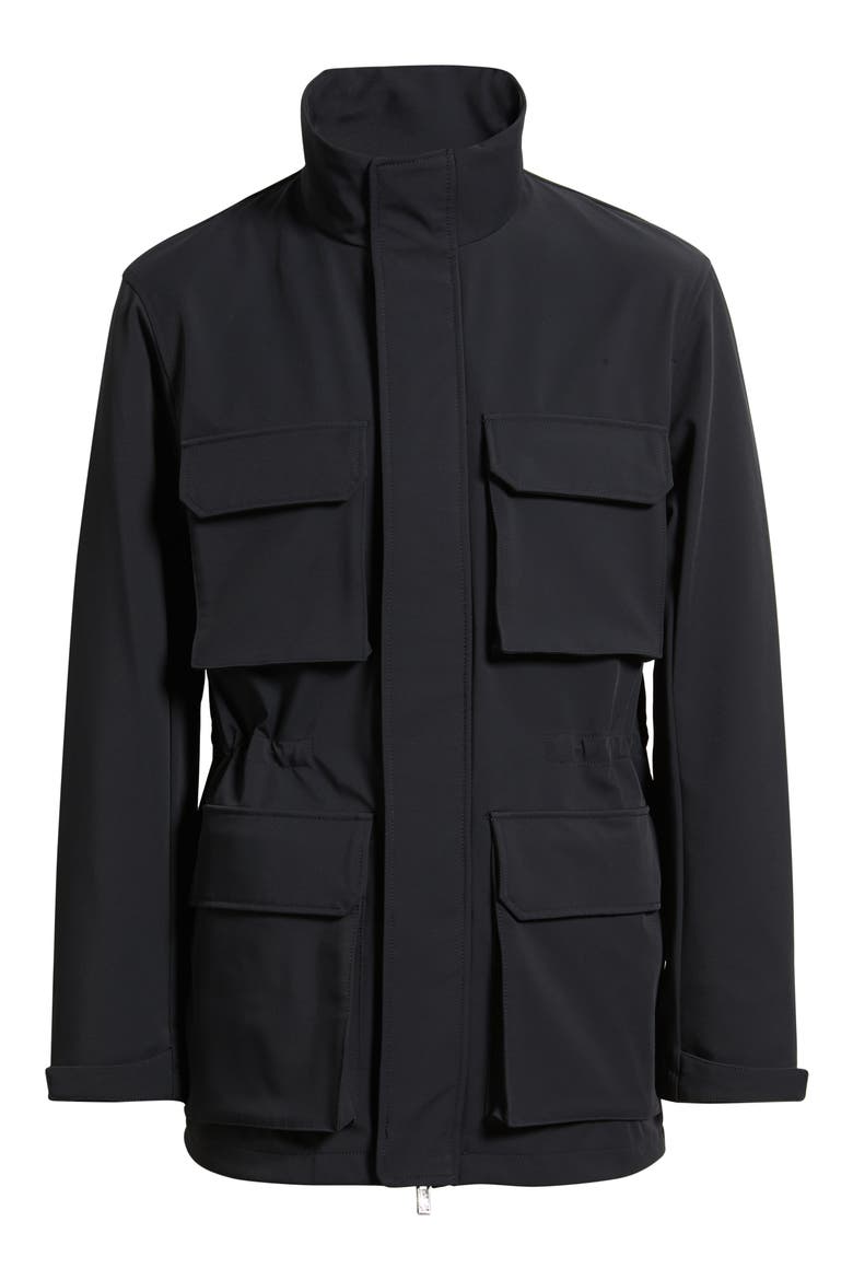 Bellows Pocket Jacket, Alternate, color, SOLID BLUE NAVY