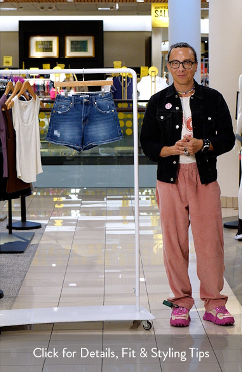 High Waist Denim Shorts, sales video thumbnail