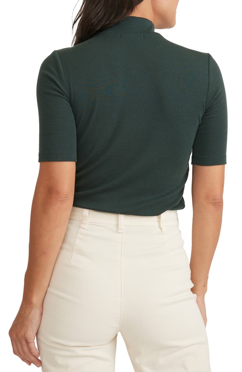 Marine Layer Lexi Mock Neck Rib Top, Alternate, color,