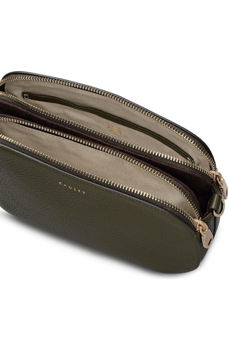 Radley Dukes Place Medium Ziptop Crossbody Bag, Alternate, color, Pine Needle