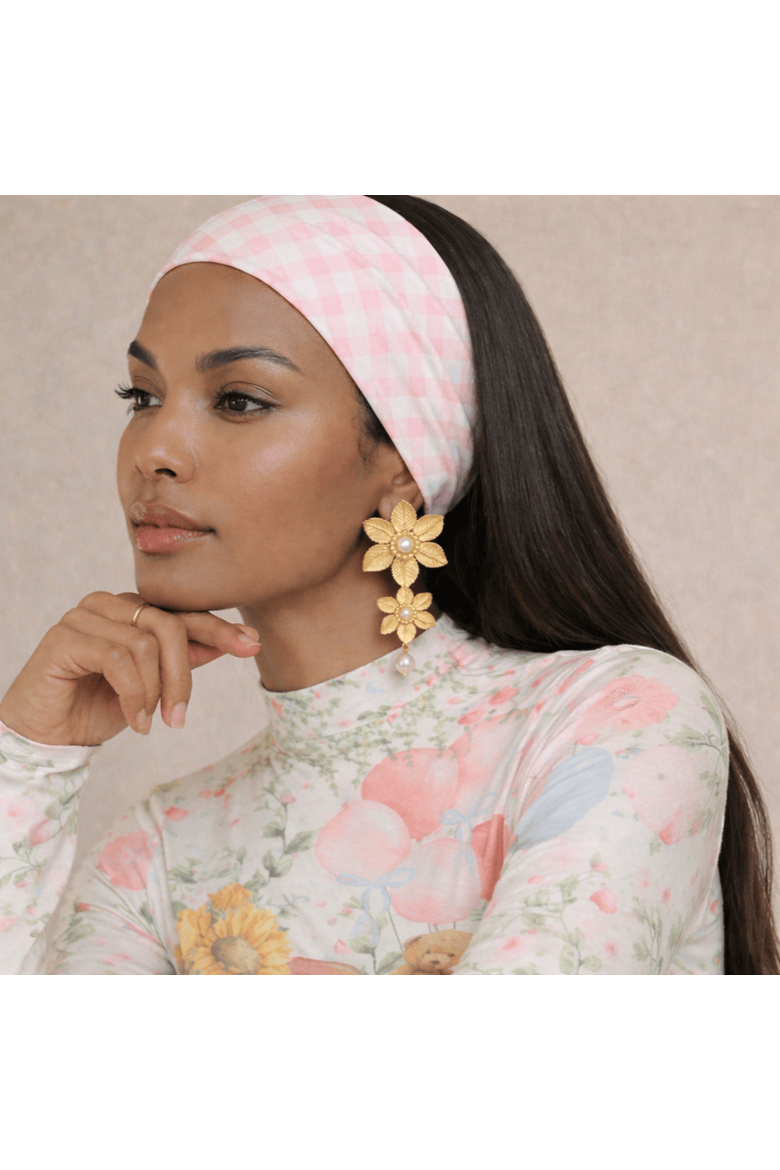 Magnolia Bloom Drop Earring, Alternate, color, Gold