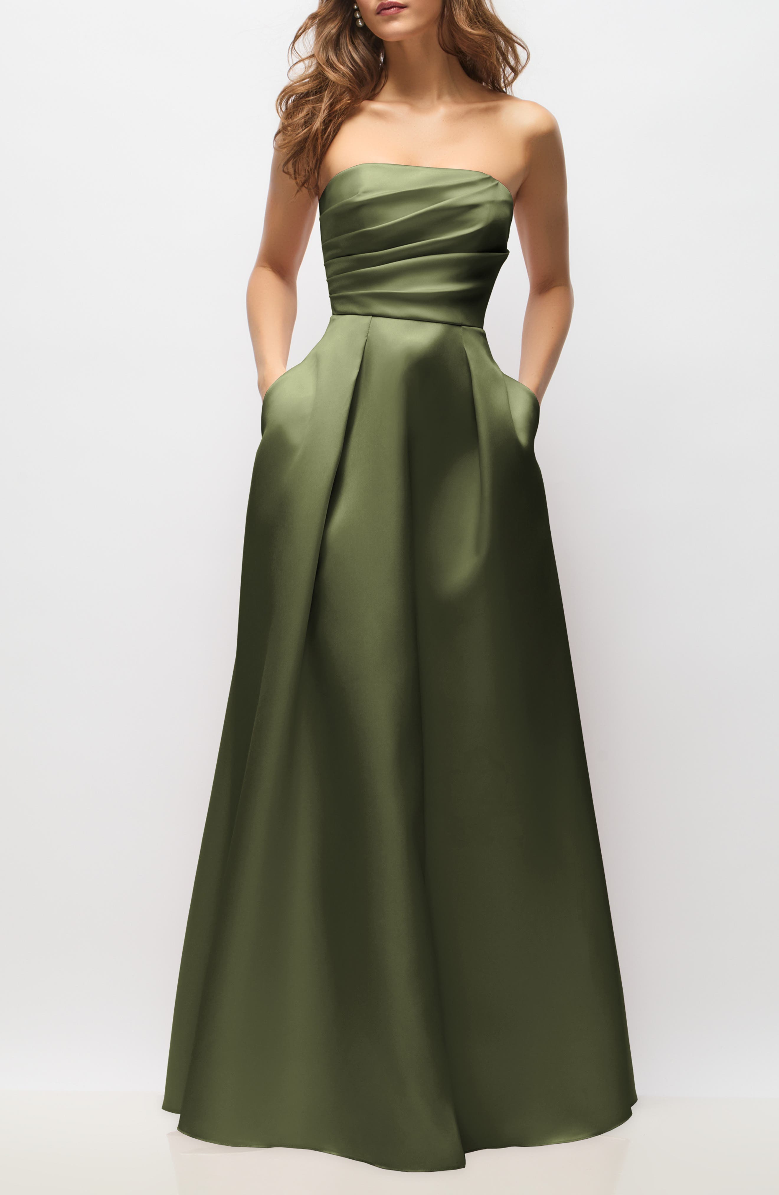 Josephine Straplesss Mikado Gown