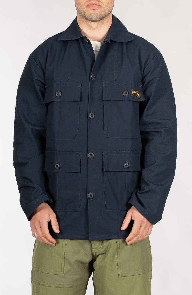 STAN RAY Button-Up Cotton Ripstop Work Jacket, Main, color, 