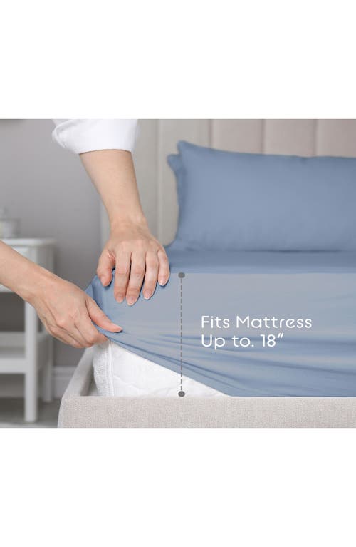 Vellux Snuggle Sheet Set In Blue