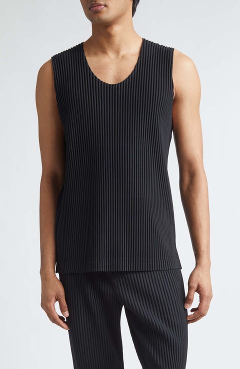 Monthly Colors June Pleated Sleeveless Top