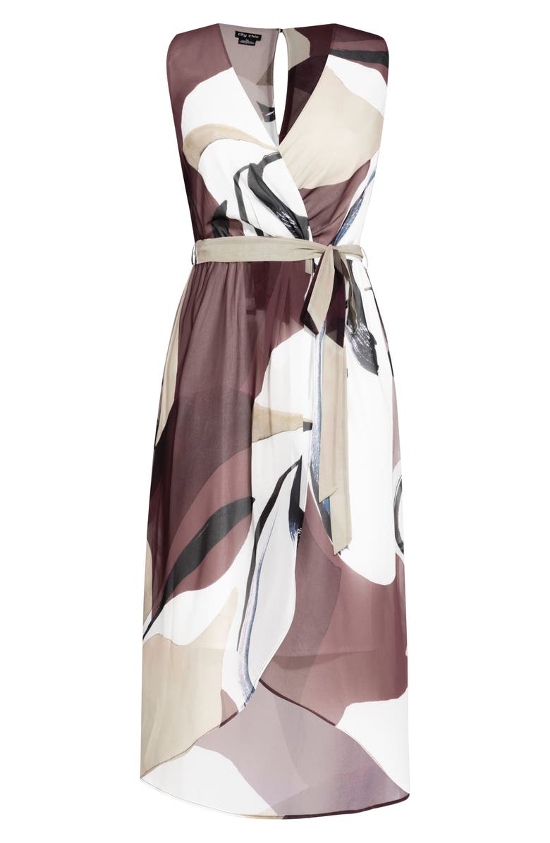 City Chic Mirage Sheath Dress, Alternate, color,