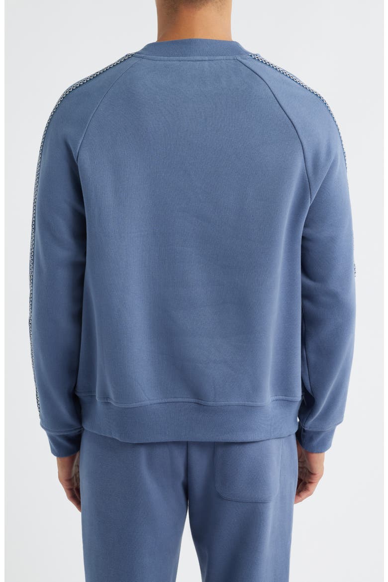 Tasman Crewneck Sweatshirt, Alternate, color, DARK WAVE