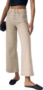 LE JEAN Juliette High Waist Ankle Wide Leg Jeans